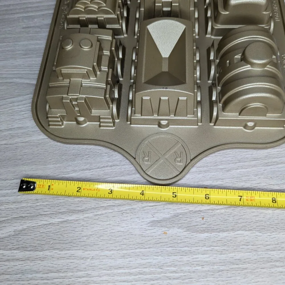 Nordic Ware 3D Railroad Train Cake or Cupcake Pan 5 Cups